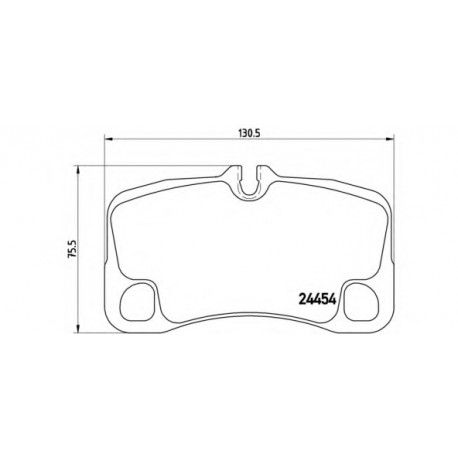 Σετ Τακάκια BREMBO P65013