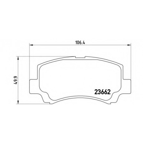 Σετ Τακάκια BREMBO P79011