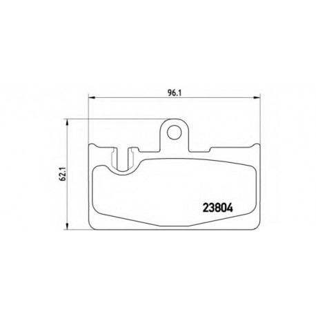 Σετ Τακάκια BREMBO P83059