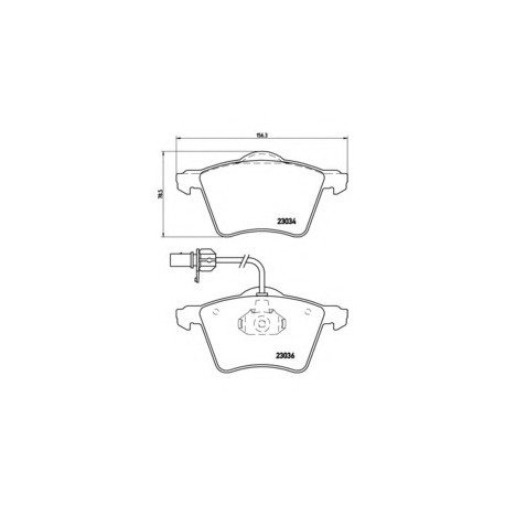 Σετ Τακάκια BREMBO P85052