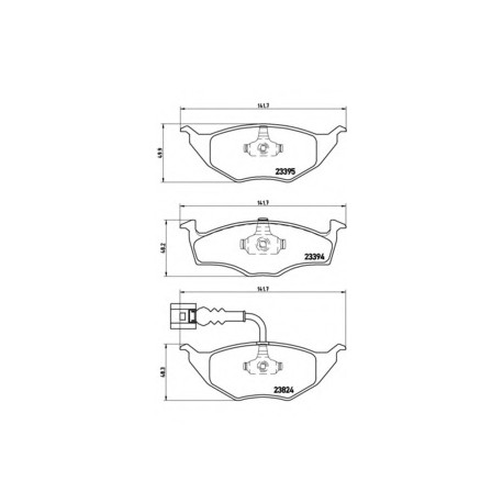 Σετ Τακάκια BREMBO P85063
