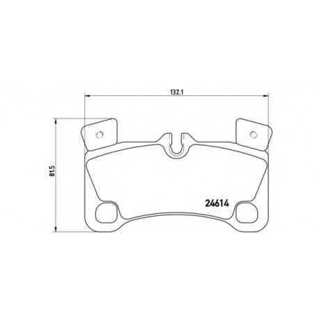 Σετ Τακάκια BREMBO P85103