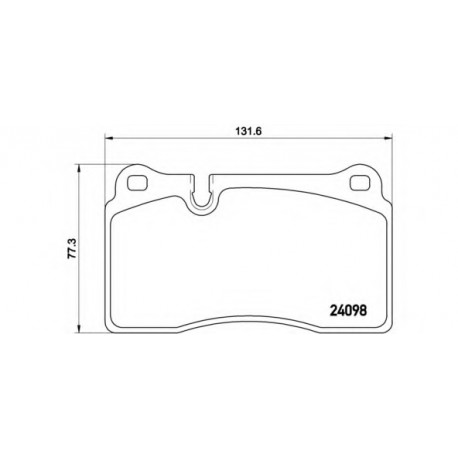 Σετ Τακάκια BREMBO P85110