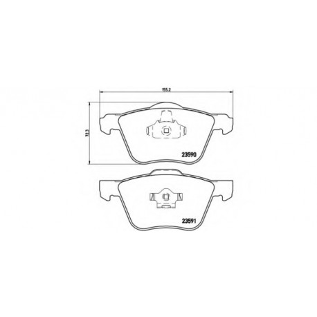Σετ Τακάκια BREMBO P86022