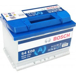 Μπαταρία Αυτοκινήτου Bosch S4E08 12V 70Ah 650A - EFB-START.STOP