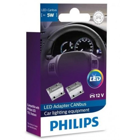 PHILIPS T10 X-TREME VISION LED 6000K (TWIN)