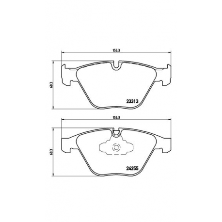 Σετ Τακάκια BREMBO P06055