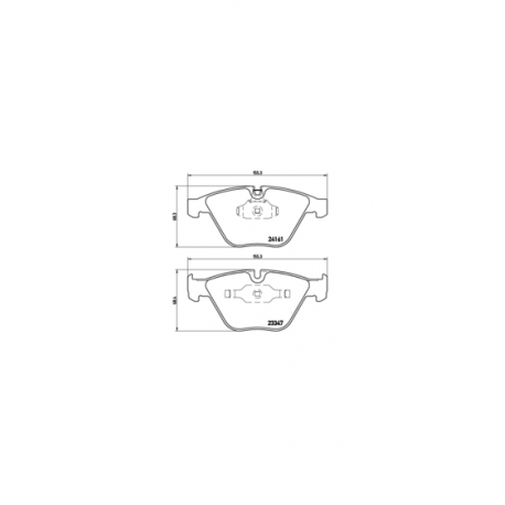 Σετ Τακάκια BREMBO P06045