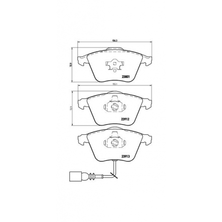 Σετ Τακάκια BREMBO P85079