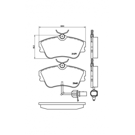 Σετ Τακάκια BREMBO P85050