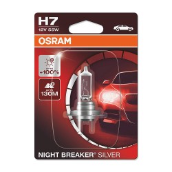 ΛΑΜΠΑ OSRAM H7 12V 55W NIGHT BREAKER® SILVER