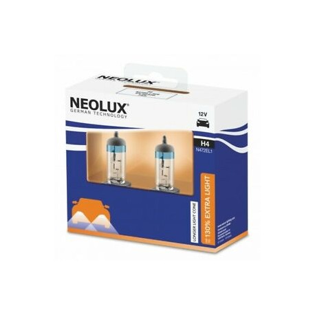 ΛΑΜΠΕΣ NEOLUX H4 12V 60/55W UP TO 130% EXTRA LIGHT