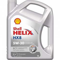 Λιπαντικό Κινητήρα Shell Helix HX-8 ECT 5W30 5lt