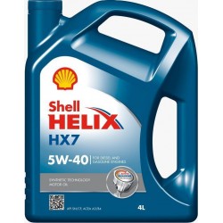 Λιπαντικό Κινητήρα Shell Helix HX-7 5W40 4lt