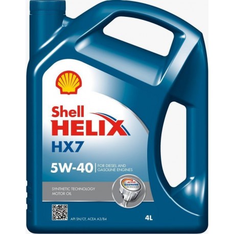 Λιπαντικό Κινητήρα Shell Helix HX-7 5W40 4lt
