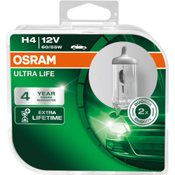 Λάμπες Osram H4 12V 60/55W Ultra Life