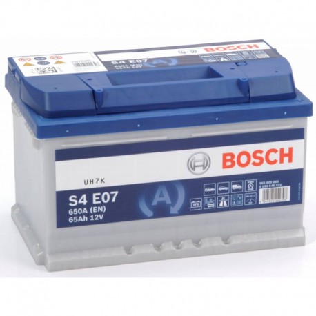 Μπαταρία Αυτοκινήτου Bosch S4E07 12V 65Ah 650A - EFB -START.STOP