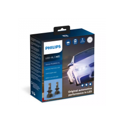 Λάμπες Philips H7 Ultinon Pro9000 HL Led 13.2V 18W +250% Περισσ. Φως 5800K 2τμχ 11972U90CWX2