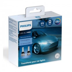 Λάμπες Philips HIR2 Ultinon Essential Led 12V 24V 24W 6500K 2τμχ 11012UE2X2