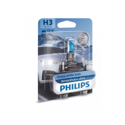 Λάμπα Philips H3 White Vision Ultra 12V 55W 3900K 12336WVUB1