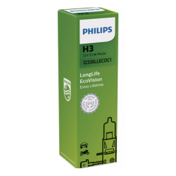 Λάμπα Philips H3 12V 55W Longlife Ecovision 12336LLECOC1