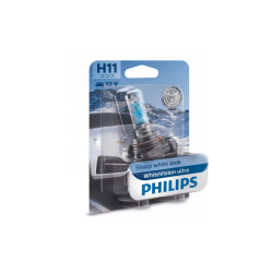 Λάμπα Philips H11 White Vision Ultra 12V 55W 4000K 12362WVUB1