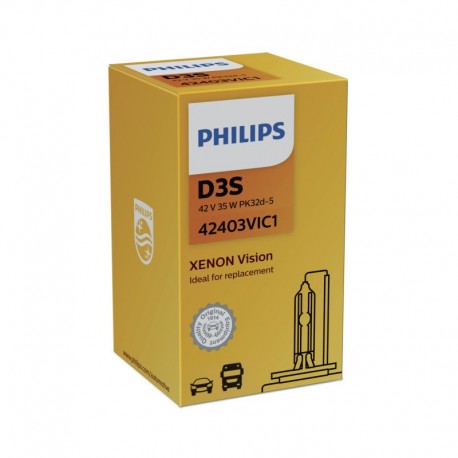 ΛΑΜΠΑ PHILIPS D3S XENON 42V 35W [PROJECTOR] VISION