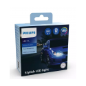 Λάμπες Philips H1 Ultinon Pro3021 Led 12V 24V 18W 6000K 2τμχ 11258U3021X2
