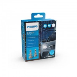 Λάμπες Philips H4 Ultinon Pro6000 Led 12V 15W 2τμχ +230% Περισσ.Φως 11342U6000X2