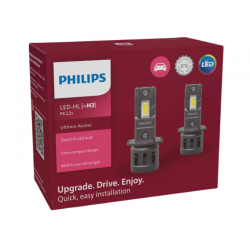 Λάμπες Philips H3 Ultinon Access Led 12V 13W 6000K 2τμχ 11336U2500C2