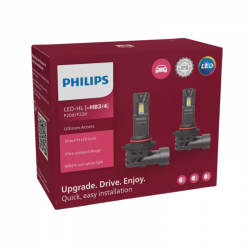 Λάμπες Philips HB3/HB4 Ultinon Access Led 12V 20W 6000K 2τμχ 11005U2500C2