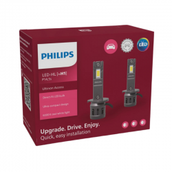 Λάμπες Philips H1 Ultinon Access Led 12V 13W 6000K 2τμχ 11258U2500C2