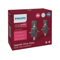 Λάμπες Philips H4/H19 Ultinon Access Led 12V 20W 6000K 2τμχ 11342U2500C2