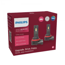 Λάμπες Philips H8/H9/H16 Fog Ultinon Access Led 12V 20W 6000K 2τμχ 11366U2500C2