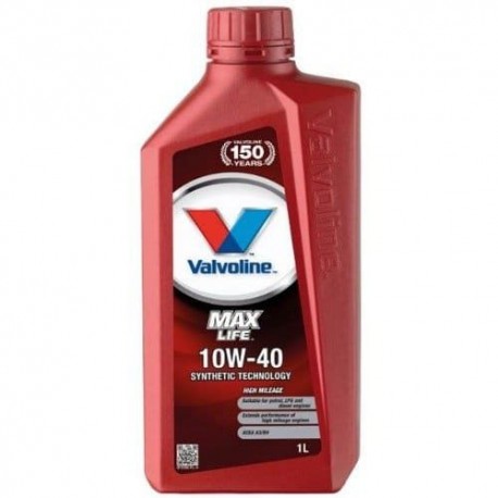 Valvoline Συνθετικό Λάδι Αυτοκινήτου Max Life 10W-40 1lt