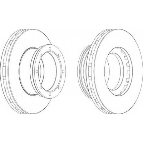 Σετ Δισκόπλακες FERODO FCR190A