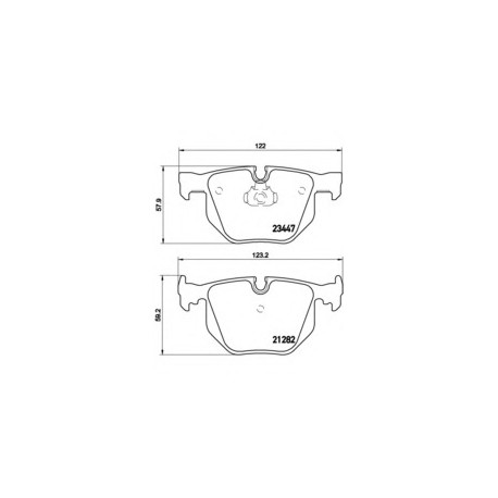 Σετ Τακάκια BREMBO P06029
