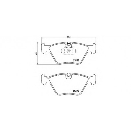 Σετ Τακάκια BREMBO P06043