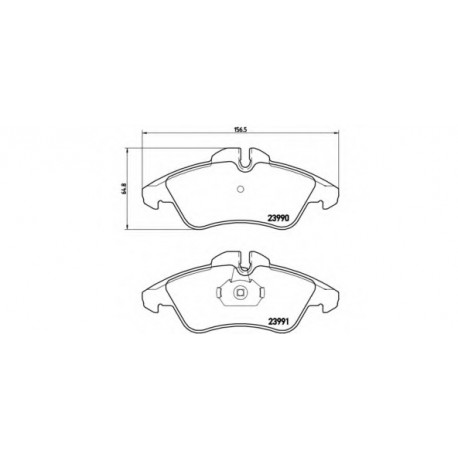 Σετ Τακάκια BREMBO P50080