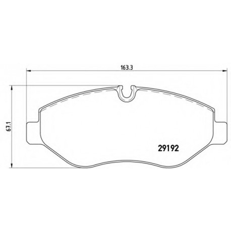 Σετ Τακάκια BREMBO P50085