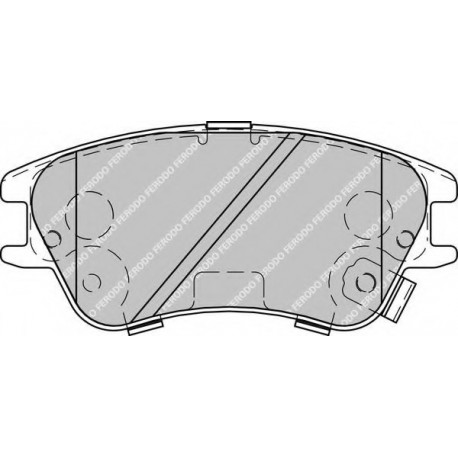 Σετ Τακάκια FERODO FDB1950