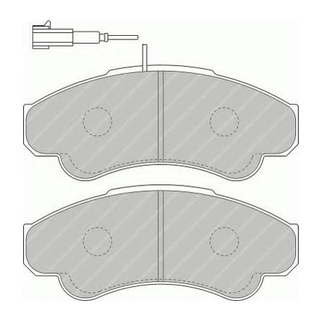 Σετ Τακάκια FERODO FVR1479