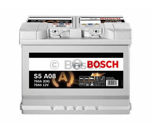 Bosch S5 A08 AGM Autobatterie 70Ah VRLA