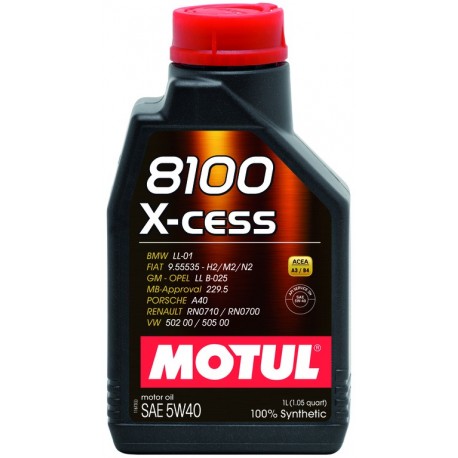 ΛΙΠΑΝΤΙΚΟ ΚΙΝΗΤΗΡΑ MOTUL 8100 X-cess 5W40 1LT