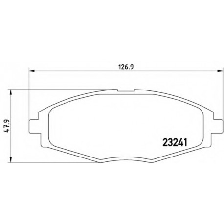 Σετ Τακάκια BREMBO P15006