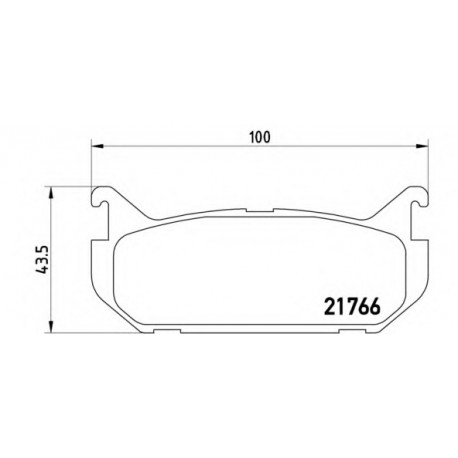 Σετ Τακάκια BREMBO P24036