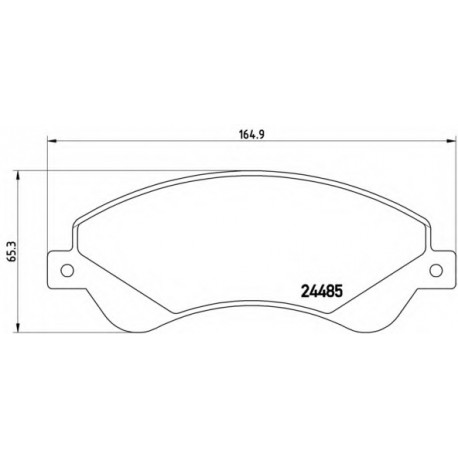Σετ Τακάκια BREMBO P24065