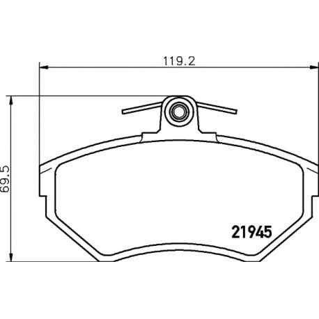 Σετ Τακάκια PAGID T5098