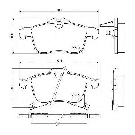 Σετ Τακάκια PAGID T1225