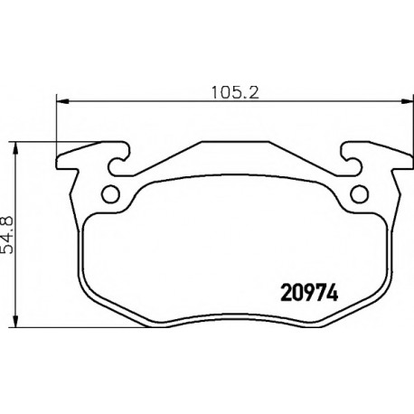 Σετ Τακάκια PAGID T6065